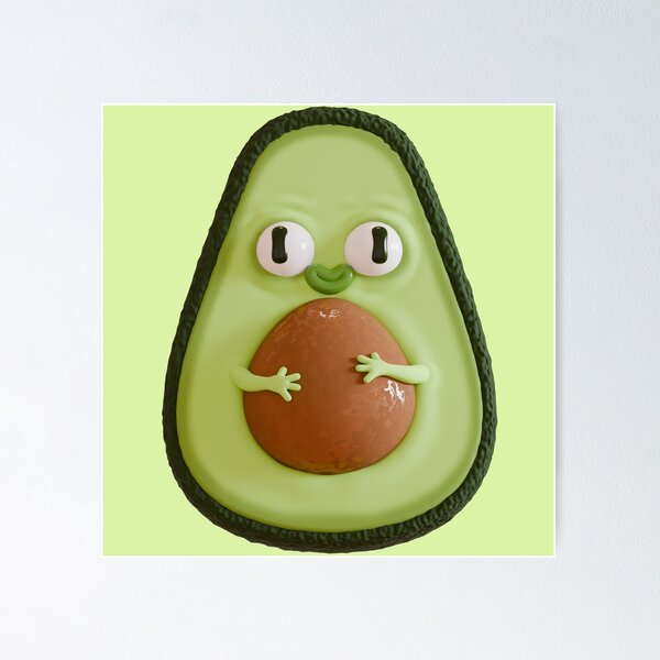 Item preview, Funny Avocado designed and sold by kasumiblu.