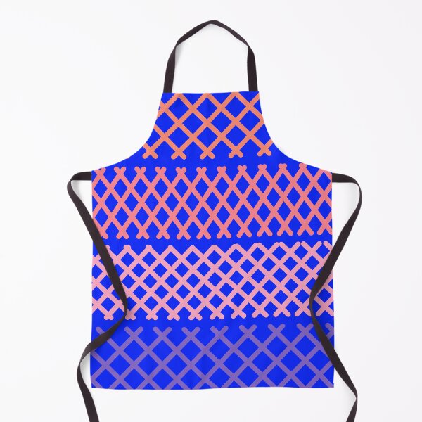 Item preview, Blue and Peach Pastel Cross Hatch Pattern  designed and sold by patternsoup.