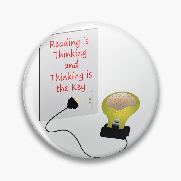 Item preview, Reading is thinking designed and sold by thatam.