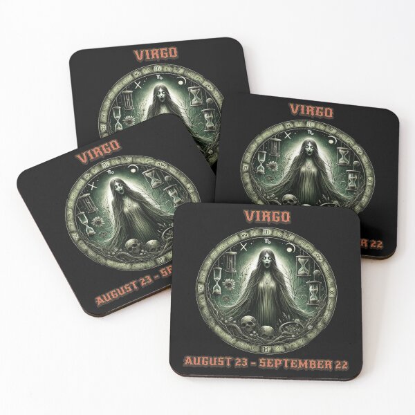 Item preview, "Virgo Horror Zodiac - Enigmatic Maiden's Eerie Whisper" designed and sold by Dark-Riffs.