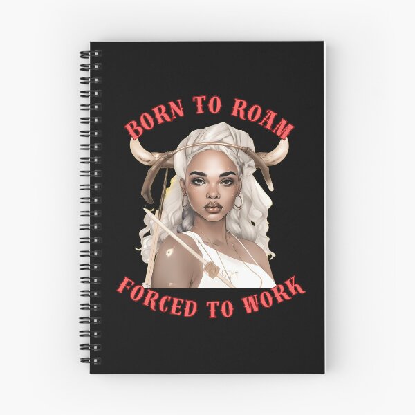Item preview, Born To Roam, Forced To Work. sagittarius astrology designed and sold by ZodiacWonders.