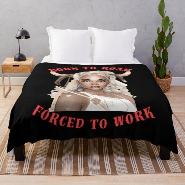 Item preview, Born To Roam, Forced To Work. sagittarius astrology designed and sold by ZodiacWonders.