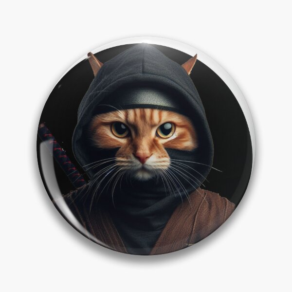 Item preview, Cat Assassin mean face designed and sold by Jam3x.