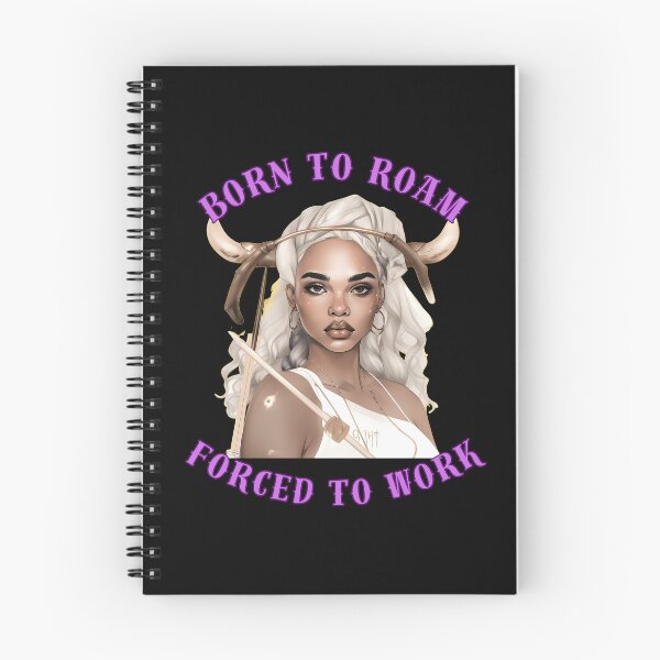 Item preview, Born To Roam, Forced To Work. sagittarius constellation designed and sold by ZodiacWonders.