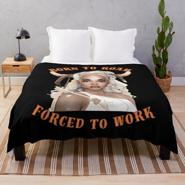 Item preview, Born To Roam, Forced To Work. sagittarius season designed and sold by ZodiacWonders.