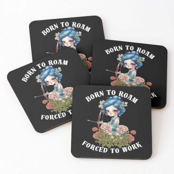 Item preview, Born To Roam, Forced To Work. sagittarius funny designed and sold by ZodiacWonders.