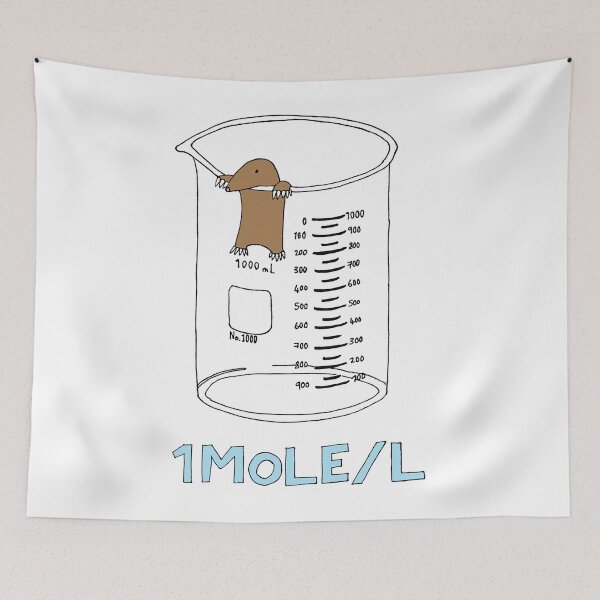Item preview, Chemistry 1 Mole per Litre for Mole or Avogadro's  designed and sold by LisaBarrios56.