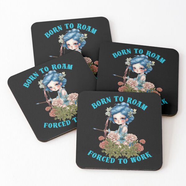 Item preview, Born To Roam, Forced To Work. sagittarius quote designed and sold by ZodiacWonders.