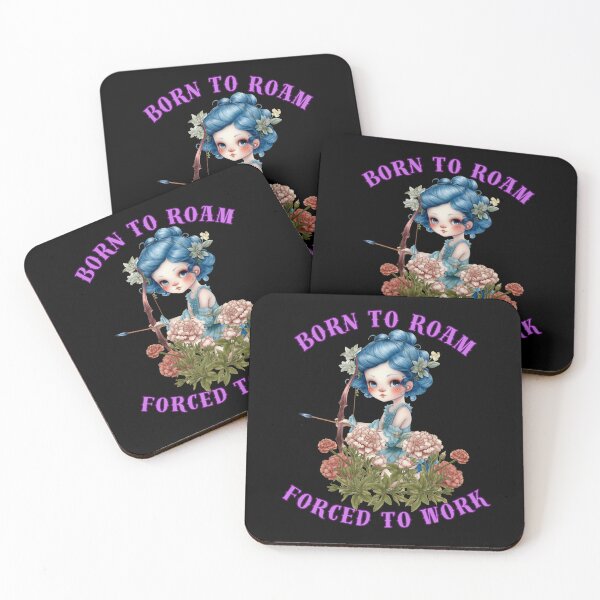 Item preview, Born To Roam, Forced To Work. sagittarius astrological sign designed and sold by ZodiacWonders.