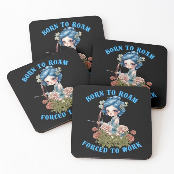 Item preview, Born To Roam, Forced To Work. sagittarius november designed and sold by ZodiacWonders.