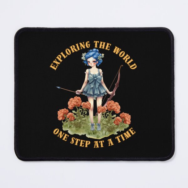 Item preview, Exploring The World One Step At A Time. sagittarius sign designed and sold by ZodiacWonders.