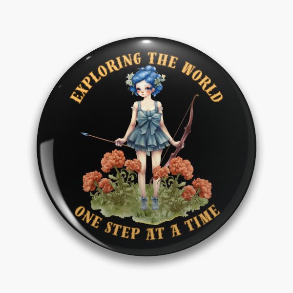 Item preview, Exploring The World One Step At A Time. sagittarius sign designed and sold by ZodiacWonders.
