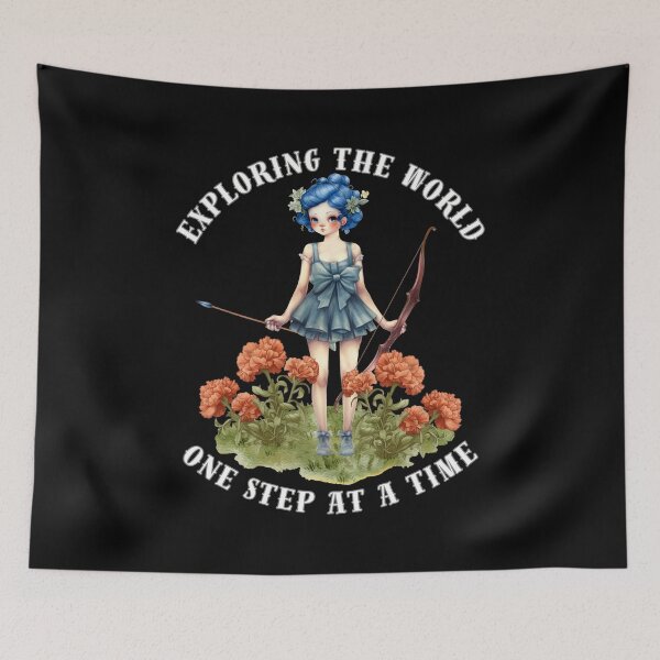 Item preview, Exploring The World One Step At A Time designed and sold by ZodiacWonders.