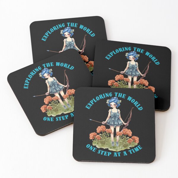 Item preview, Exploring The World One Step At A Time. sagittarius birthday designed and sold by ZodiacWonders.