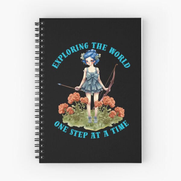 Item preview, Exploring The World One Step At A Time. sagittarius birthday designed and sold by ZodiacWonders.
