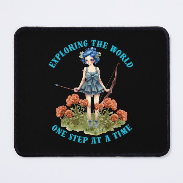 Item preview, Exploring The World One Step At A Time. sagittarius birthday designed and sold by ZodiacWonders.