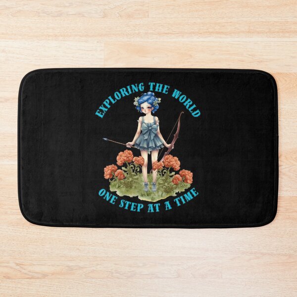 Item preview, Exploring The World One Step At A Time. sagittarius birthday designed and sold by ZodiacWonders.