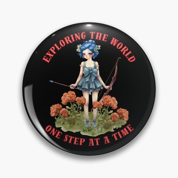 Item preview, Exploring The World One Step At A Time. sagittarius astrology designed and sold by ZodiacWonders.