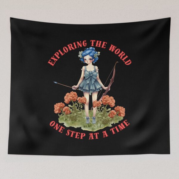 Item preview, Exploring The World One Step At A Time. sagittarius astrology designed and sold by ZodiacWonders.