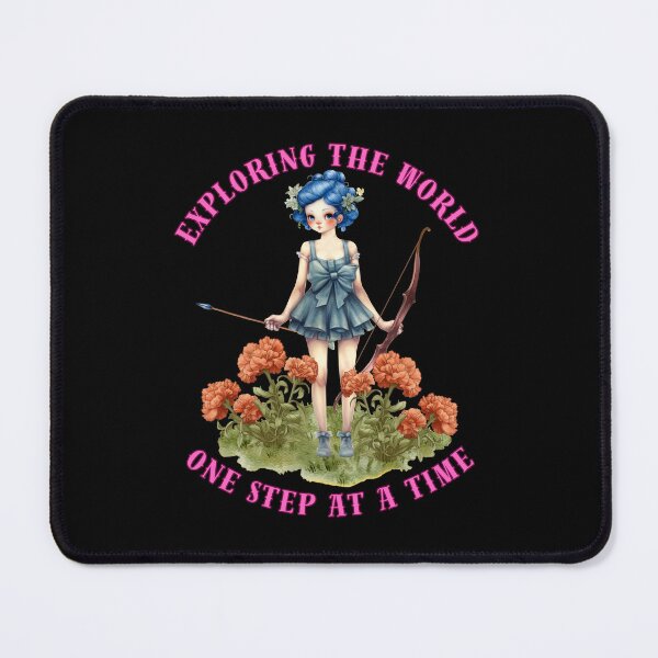 Item preview, Exploring The World One Step At A Time. sagittarius zodiac designed and sold by ZodiacWonders.