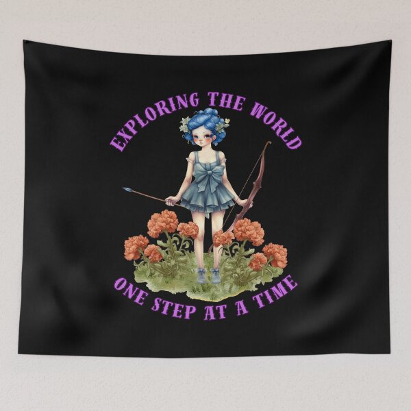 Item preview, Exploring The World One Step At A Time. sagittarius constellation designed and sold by ZodiacWonders.