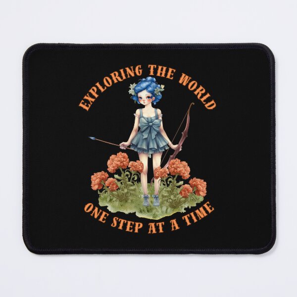 Item preview, Exploring The World One Step At A Time. sagittarius season designed and sold by ZodiacWonders.