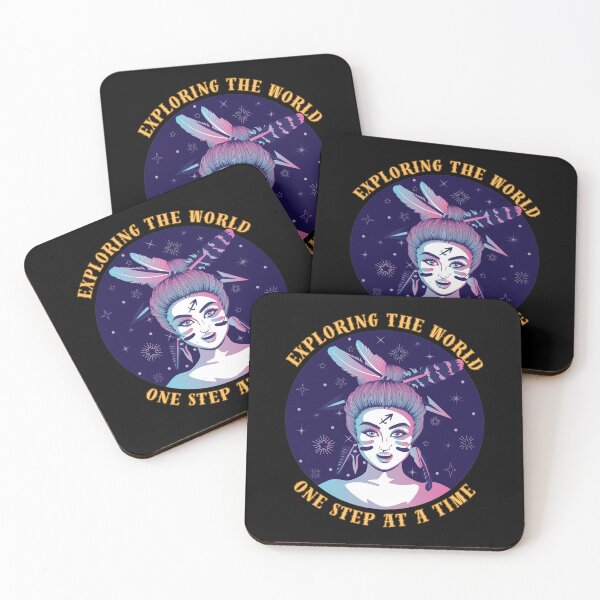 Item preview, Exploring The World One Step At A Time. sagittarius sayings designed and sold by ZodiacWonders.