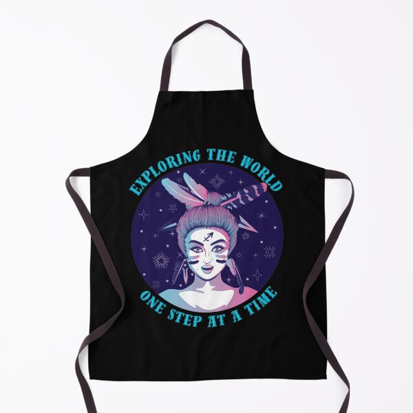 Item preview, Exploring The World One Step At A Time. sagittarius quote designed and sold by ZodiacWonders.