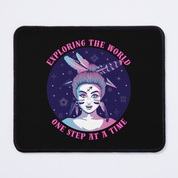 Item preview, Exploring The World One Step At A Time. cute sagittarius designed and sold by ZodiacWonders.