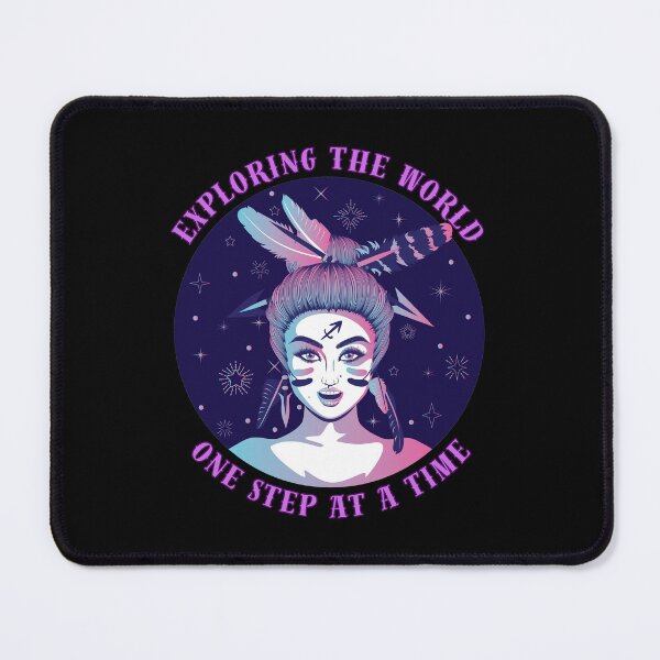 Item preview, Exploring The World One Step At A Time. sagittarius astrological sign designed and sold by ZodiacWonders.