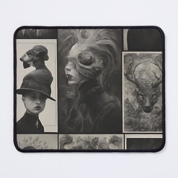 Item preview, Dark Academia Surreal Portraits designed and sold by echowood26.