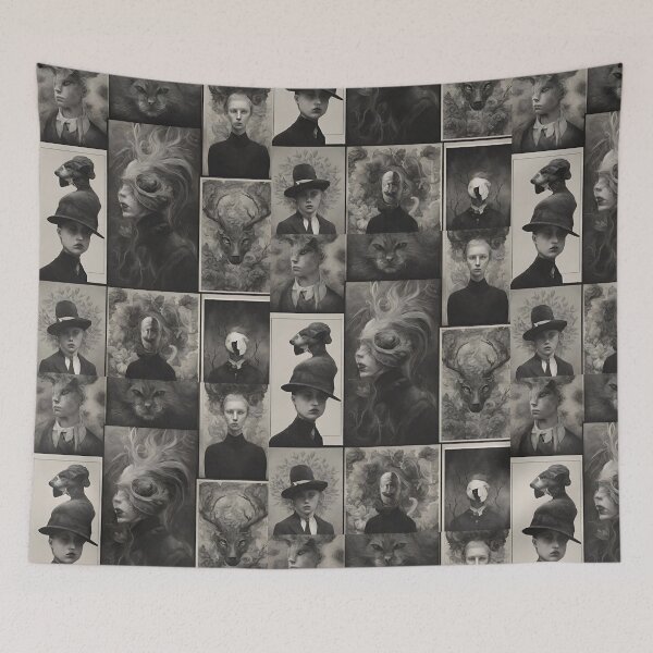 Item preview, Dark Academia Surreal Portraits designed and sold by echowood26.