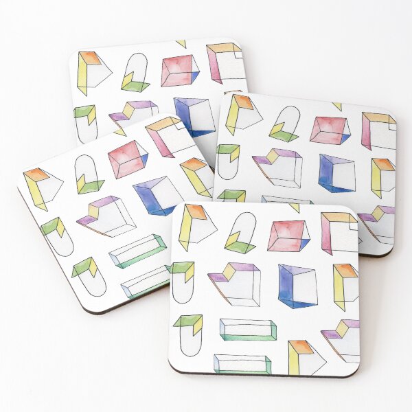 Item preview, Geometric Shapes Stickers designed and sold by ellenmueller.