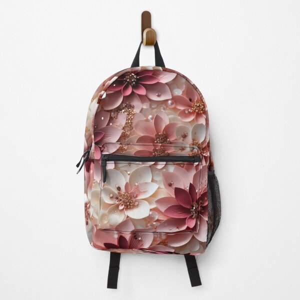 Item preview, Rose Gold Blush Pink Burgundy and White Flowers designed and sold by Winarrts.
