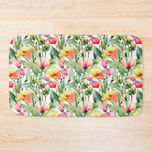 Item preview, Beautiful watercolor painting flower pattern designed and sold by Octagon20XX.