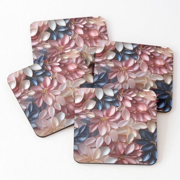 Item preview, Pink and Blue Flowers designed and sold by Winarrts.
