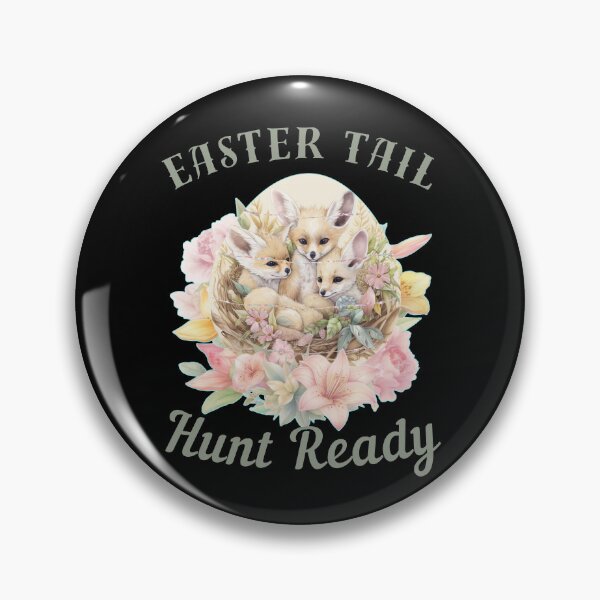 Item preview, Easter Tail, Hunt Ready. fox watercolor designed and sold by FoxVibes.