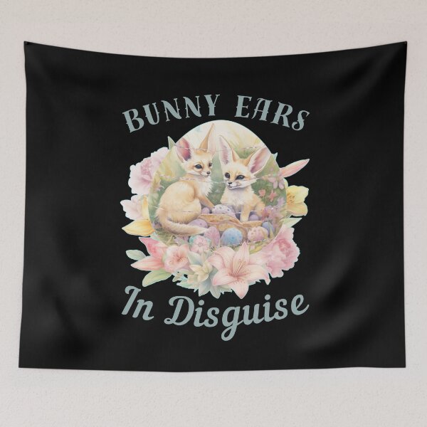 Item preview, Bunny Ears In Disguise. fox watercolor designed and sold by FoxVibes.