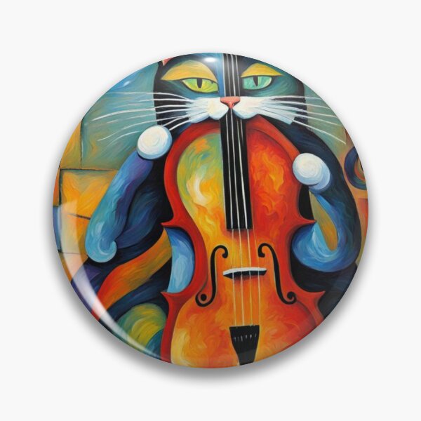 Item preview, Cello Cat designed and sold by WhimsyWanderer.