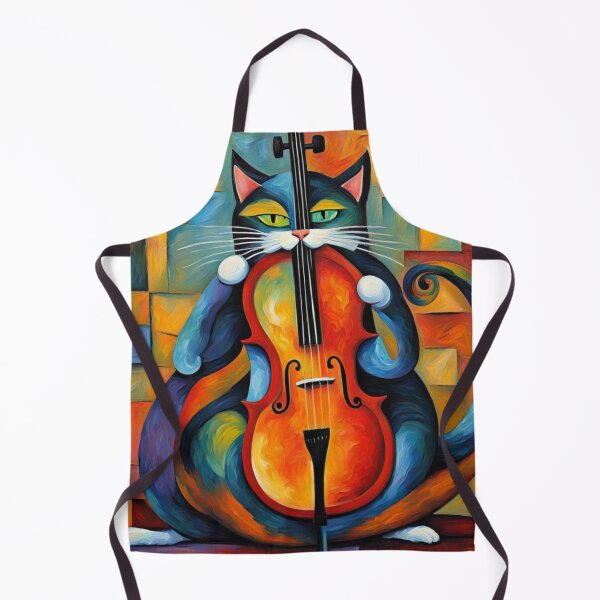 Item preview, Cello Cat designed and sold by WhimsyWanderer.