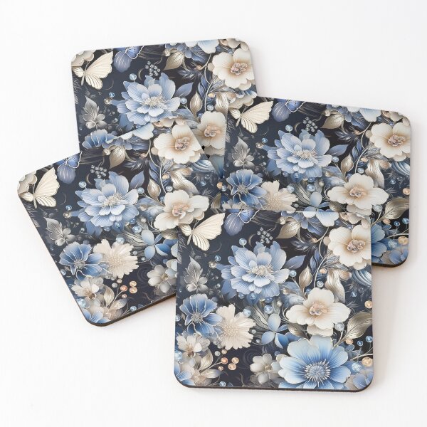 Item preview, Blue and White Floral designed and sold by Winarrts.