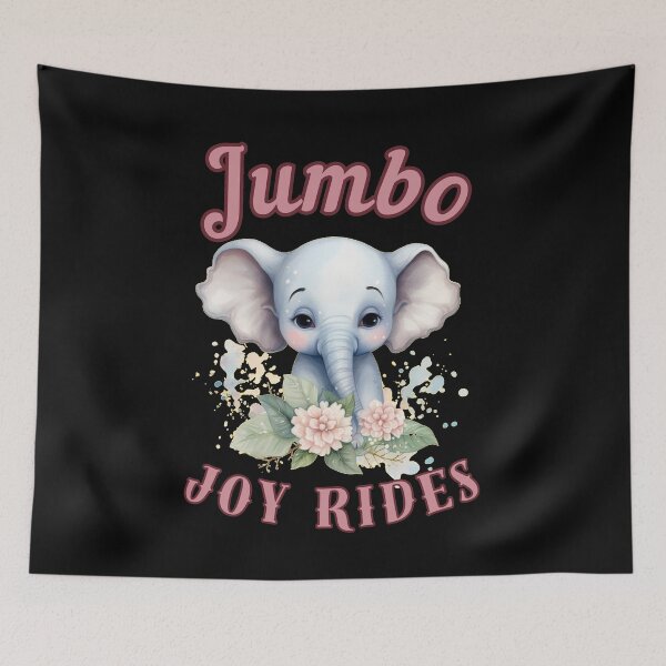 Item preview, Jumbo Joy Rides. elephant head designed and sold by ElephantVibes.
