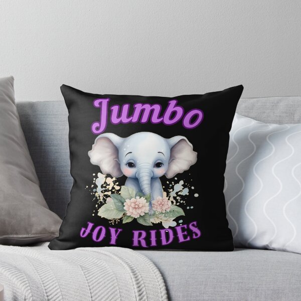 Item preview, Jumbo Joy Rides. elephant face designed and sold by ElephantVibes.
