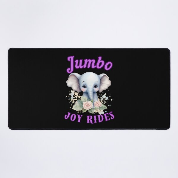 Item preview, Jumbo Joy Rides. elephant face designed and sold by ElephantVibes.