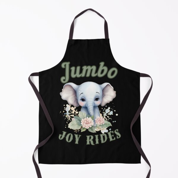 Item preview, Jumbo Joy Rides. elephant portrait designed and sold by ElephantVibes.