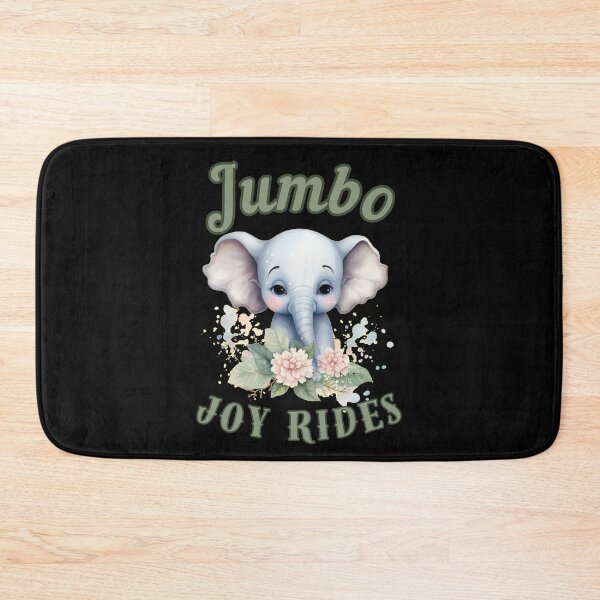 Item preview, Jumbo Joy Rides. elephant portrait designed and sold by ElephantVibes.