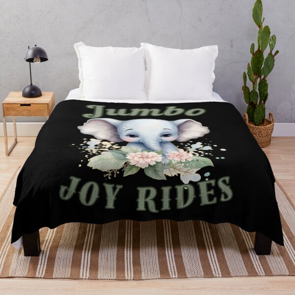 Item preview, Jumbo Joy Rides. elephant portrait designed and sold by ElephantVibes.