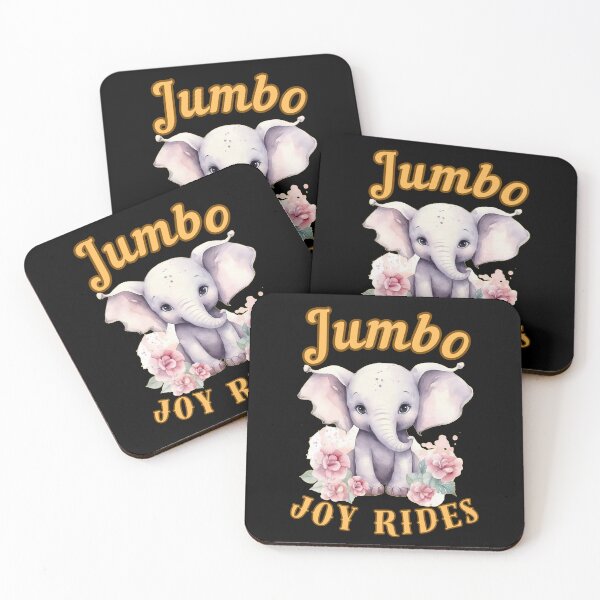 Item preview, Jumbo Joy Rides. watercolor elephant designed and sold by ElephantVibes.