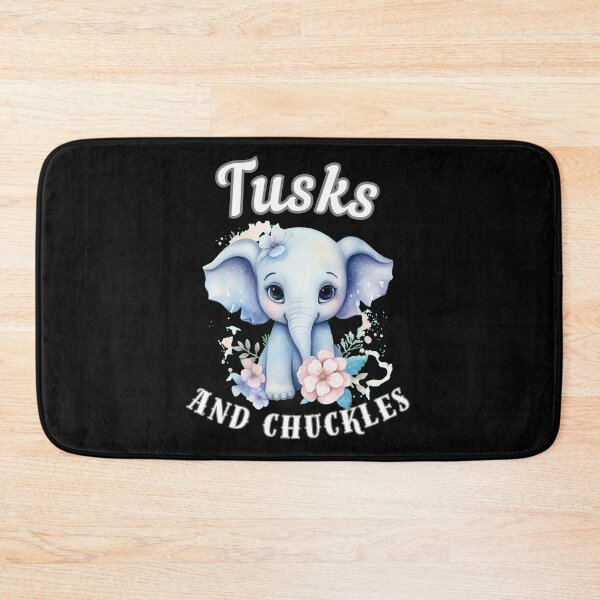 Item preview, Tusks And Chuckles designed and sold by ElephantVibes.