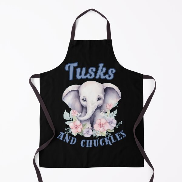 Item preview, Tusks And Chuckles. Flower elephant designed and sold by ElephantVibes.